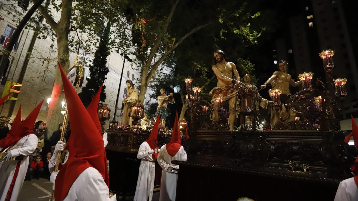 Procesiones del Jueves Santo en Zaragoza.