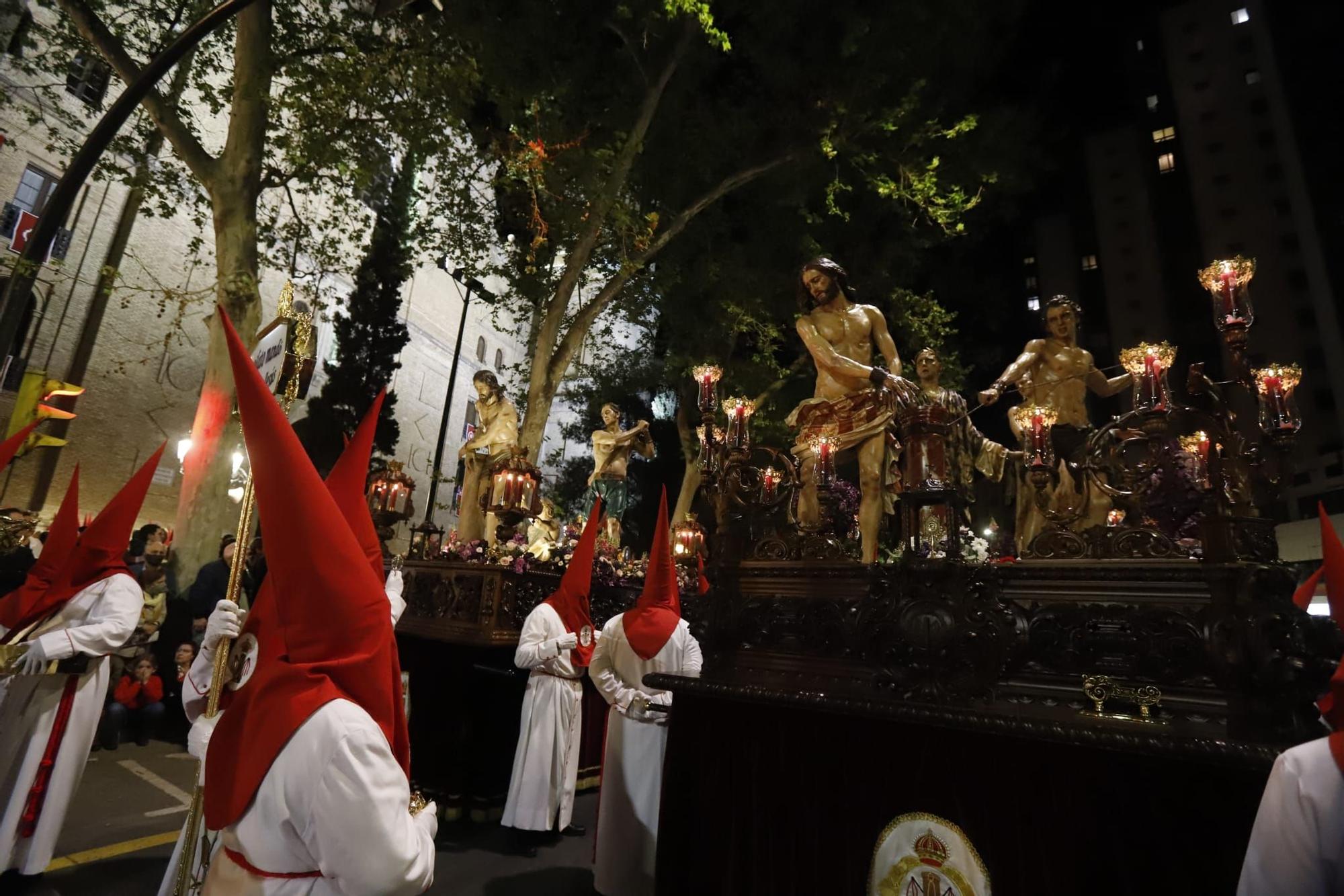 En imágenes | Procesiones del Jueves Santo en Zaragoza