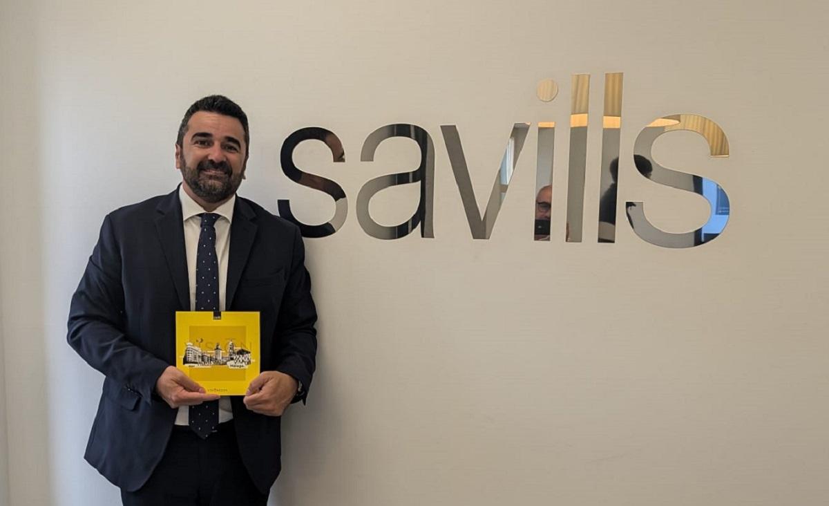 El director de Savills en Andalucía, José Félix Pérez-Peña, este miércoles en la presentación del informe Visión 360.