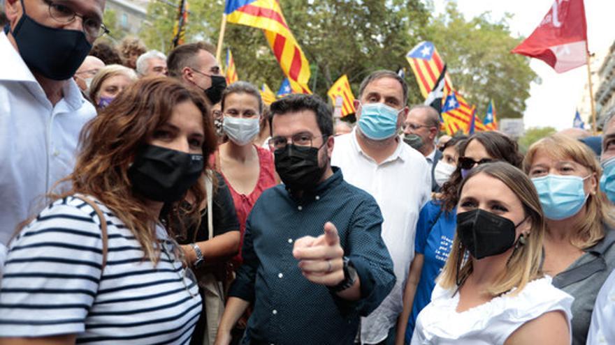 Les millors imatges de la Diada 2021 | La manifestació de l'11-S a Barcelona