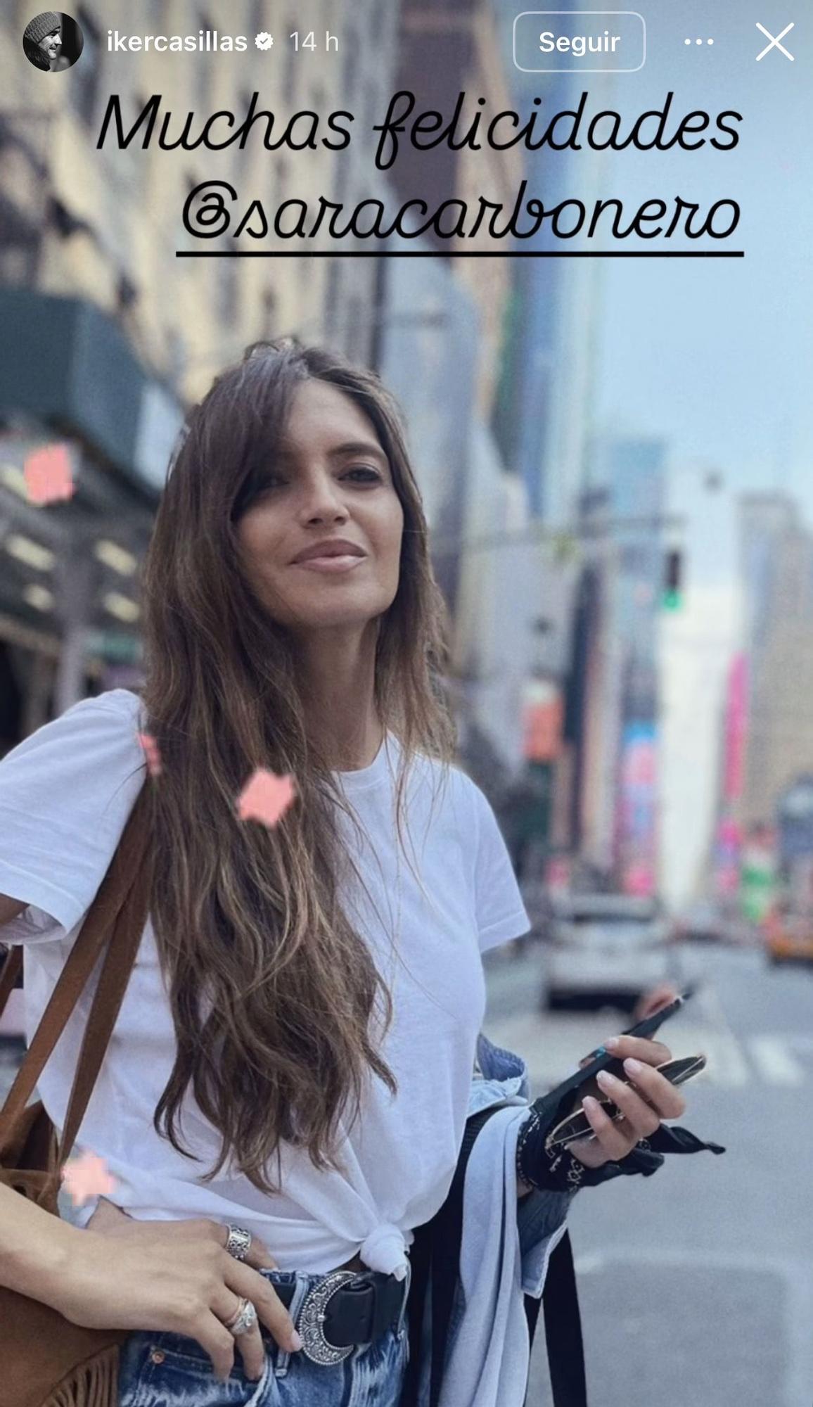 Iker Casillas ha felicitado a Sara Carbonero por su cumpleaños