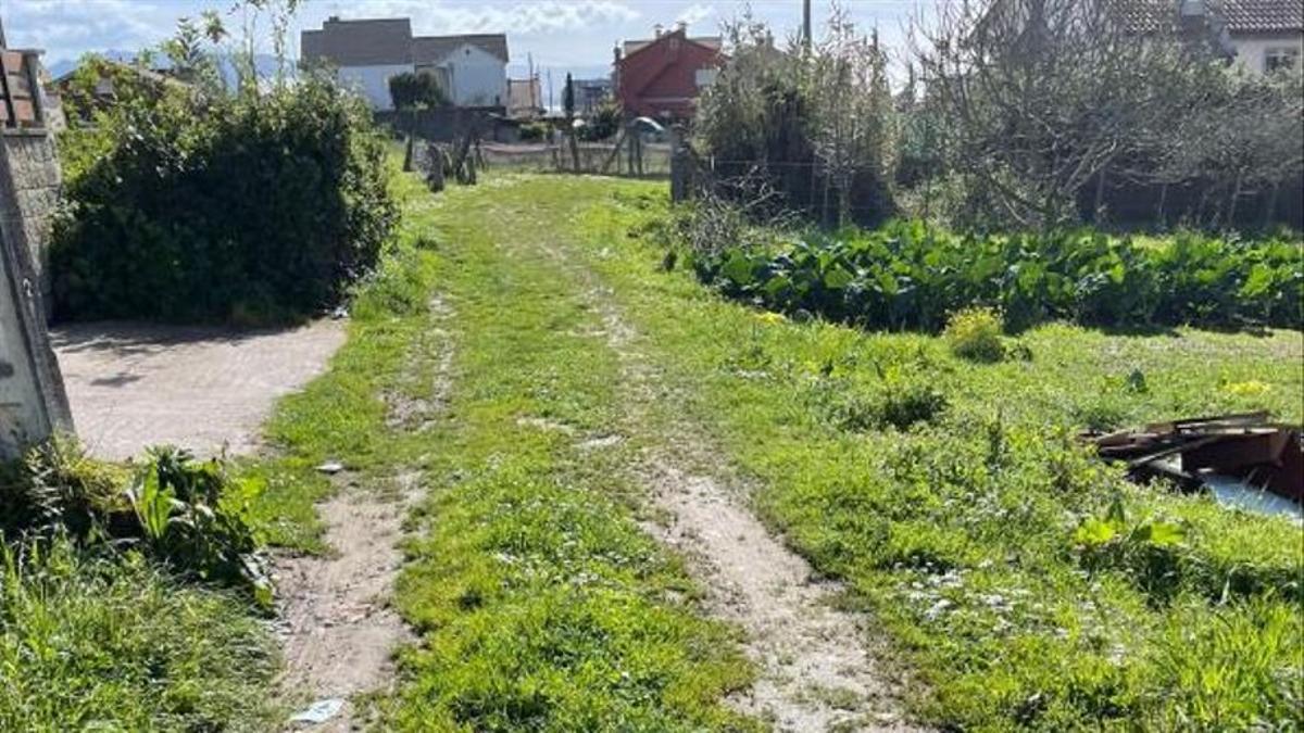 Estado del vial de tierra este fin de semana tras una jornada de lluvias.