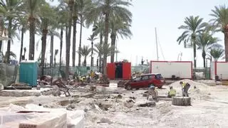 Las obras de la última fase de reurbanización de la Explanada de Alicante: del retraso a los sobrecostes