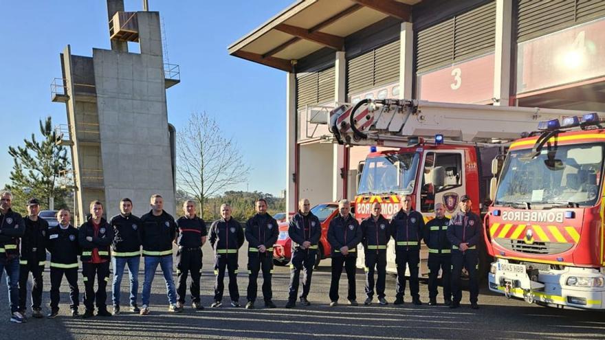 Homenaje póstumo de los bomberos a un compañero