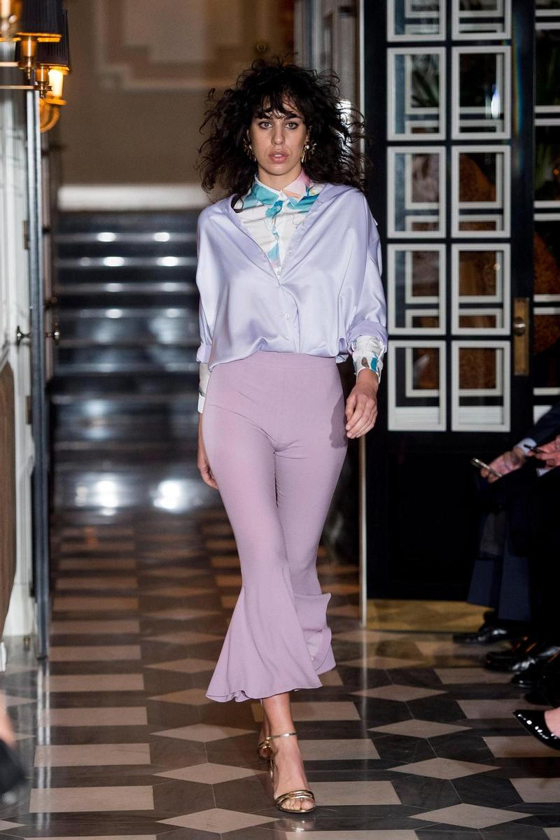 Gemma Galán en el desfile de Encinar