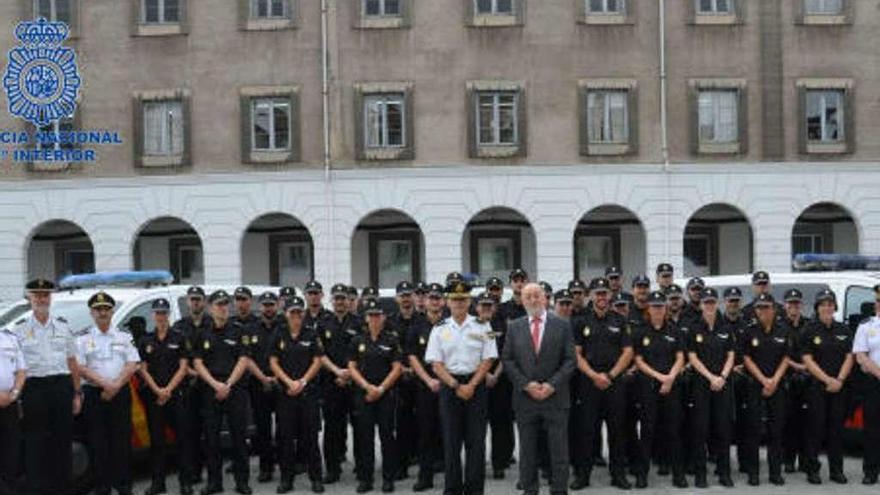 Asturias recibe a 36 policías nacionales en prácticas