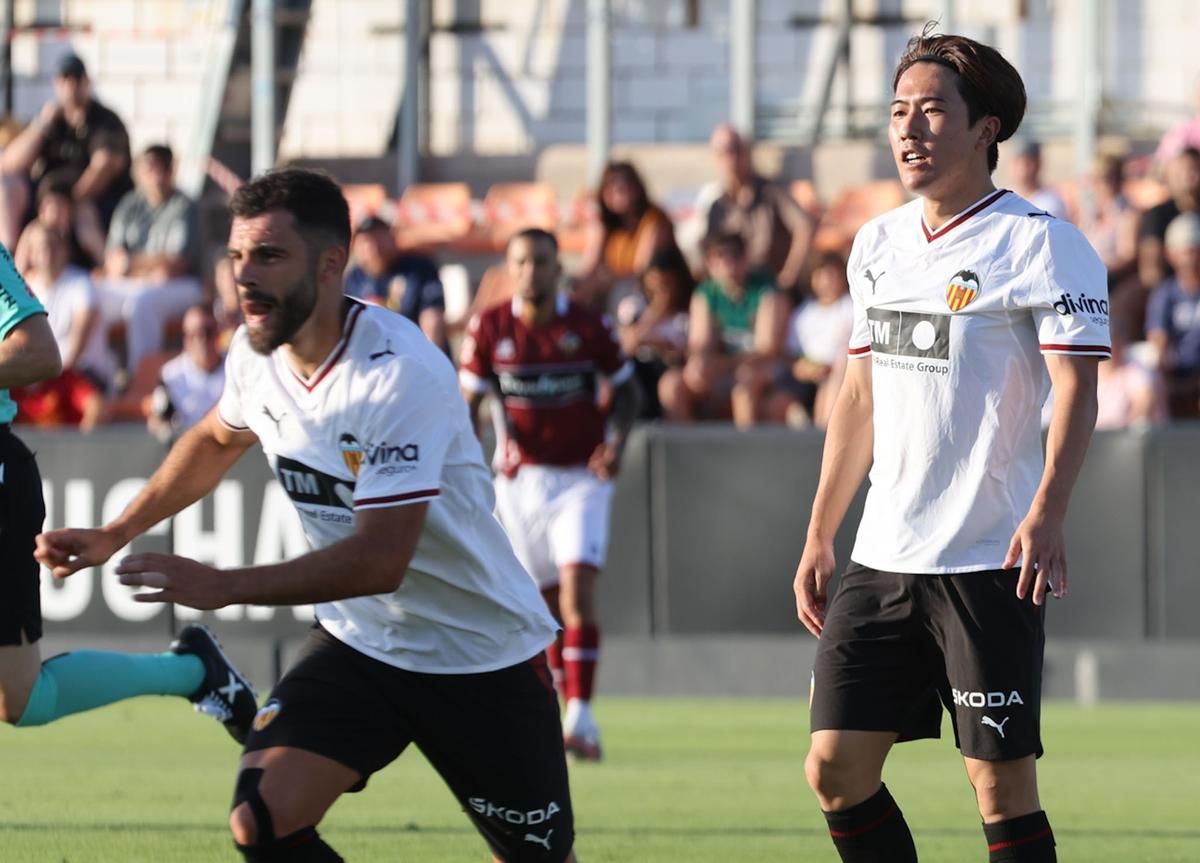 Sato y Rioja contra el CD Castellón