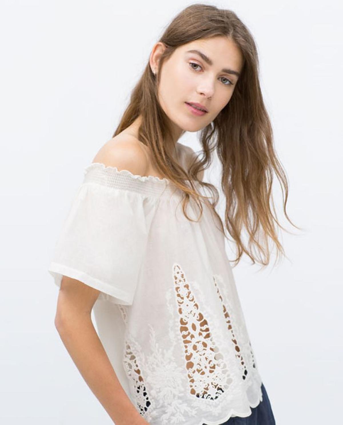 Blusa blanca, Zara