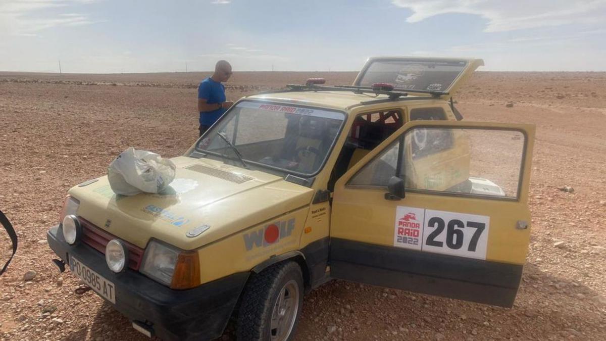 El Panda de sello luarqués que resistió en el desierto