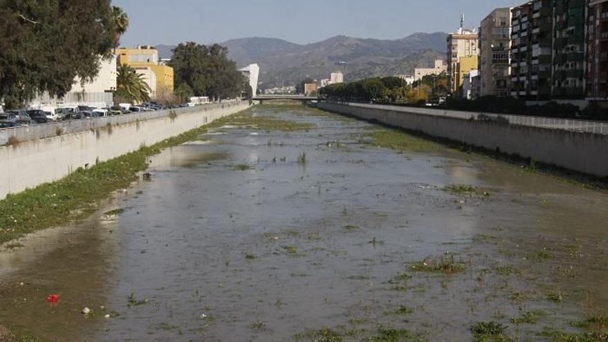 El río Guadalmedina.