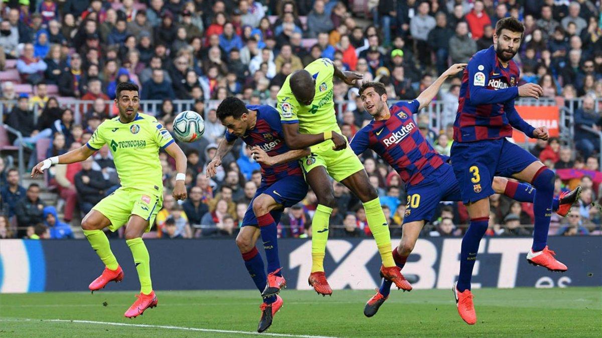 El Barça ganó al Getafe con un resultado ajustado