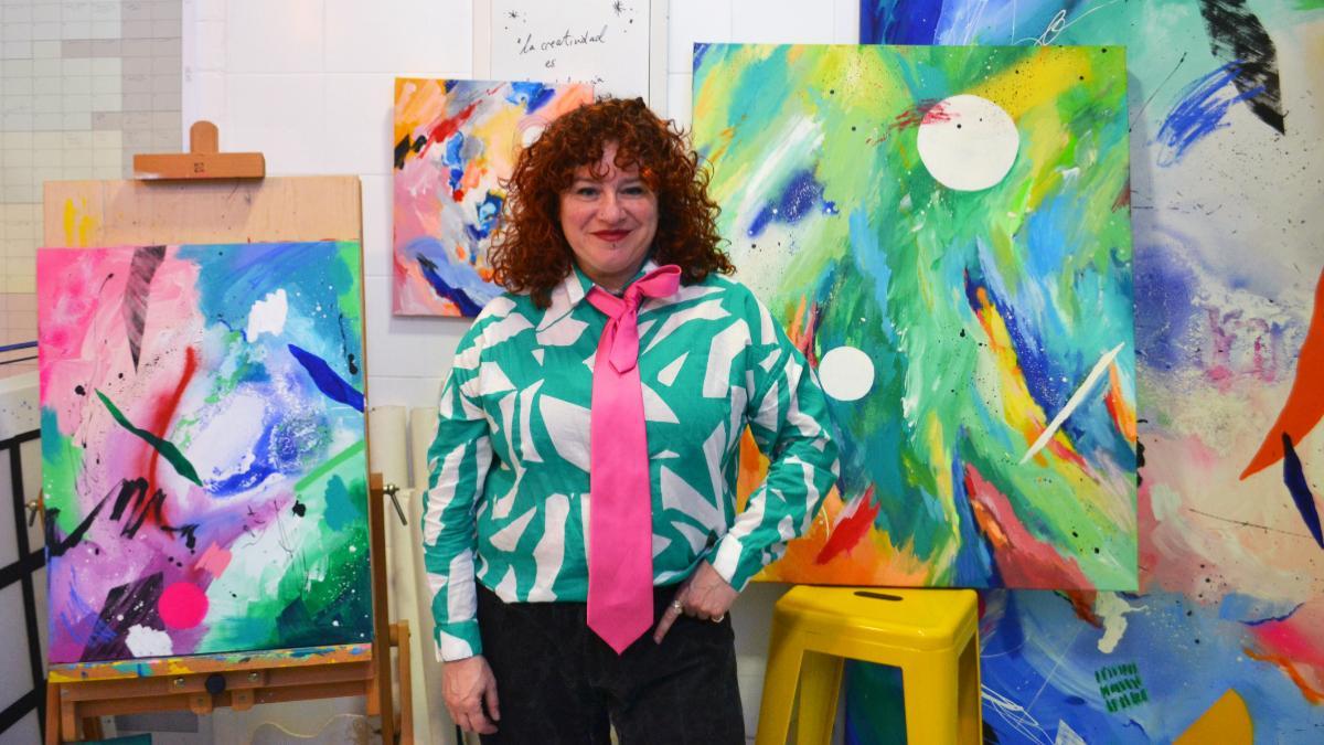 Nataline Pomar dirige "Los colores de nuestras abuelas", la intervención especial de CALLE’26 protagonizada por las abuelas grafiteras de Lavapiés.