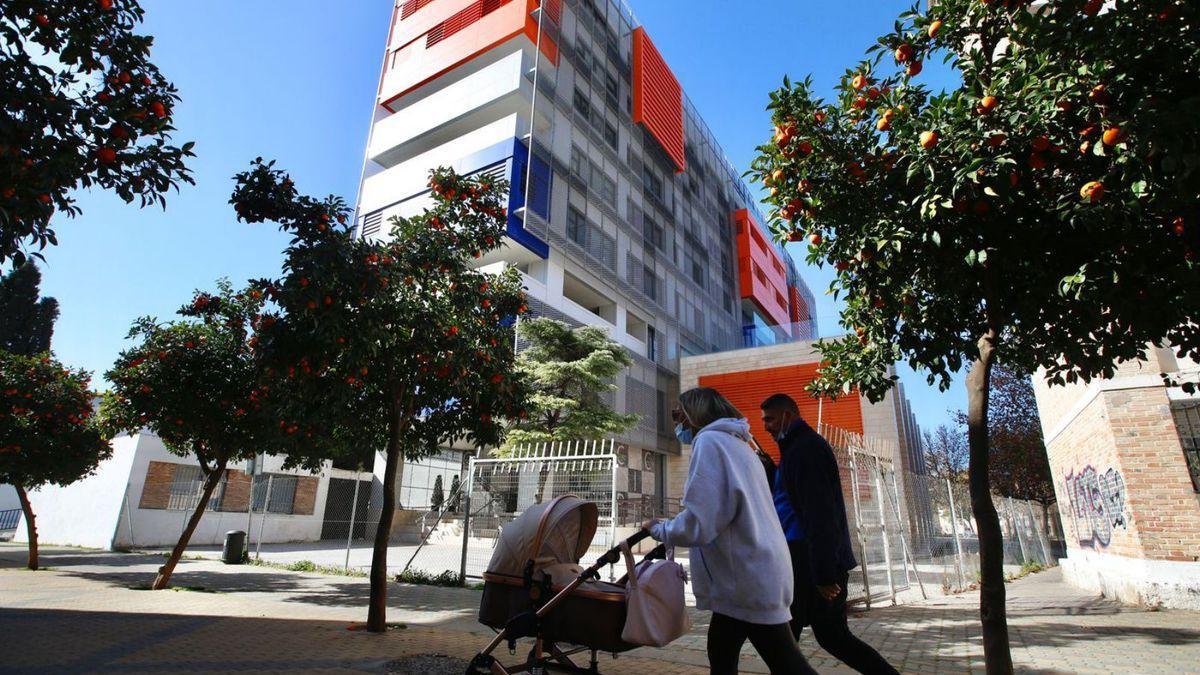 Edificio de La Normal de Magisterio, en el Distrito Sur.