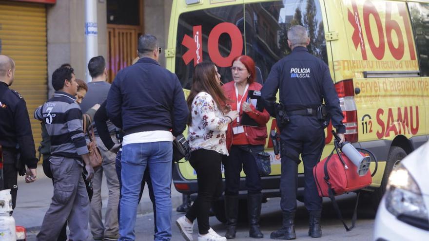Una niña de dos años, herida al caer de un quinto piso en Palma