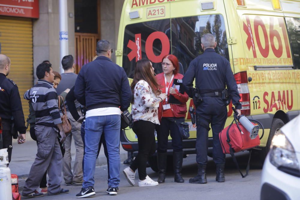 Una niña de dos años, herida al caer de un quinto piso en Palma