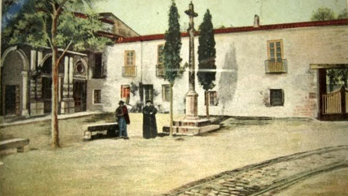 El manicomi de Jesús en una postal de principis del segle XX.