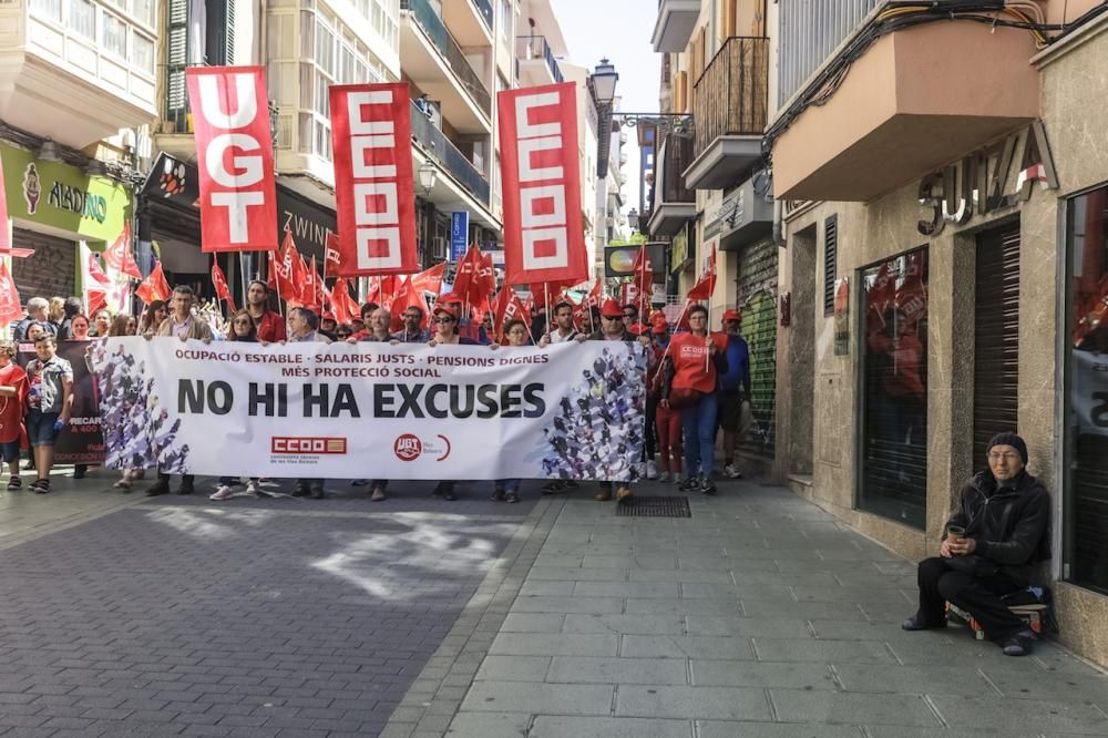 Manifestación del Primero de Mayo en Palma