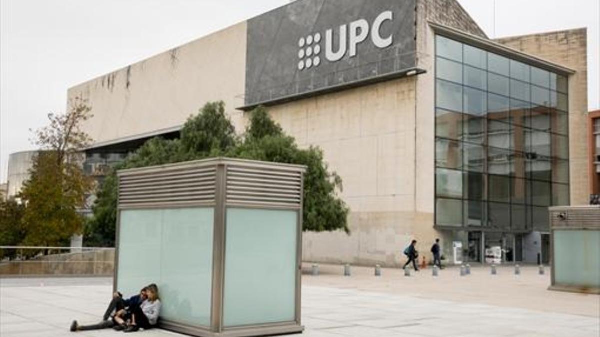 Edificios del Campus Diagonal Nord de la Universitat Politècnica de Catalunya (UPC) en Barcelona, ayer.