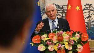Josep Borrell, Alto Representante de Política Exterior de la UE, durante una visita a Pekín