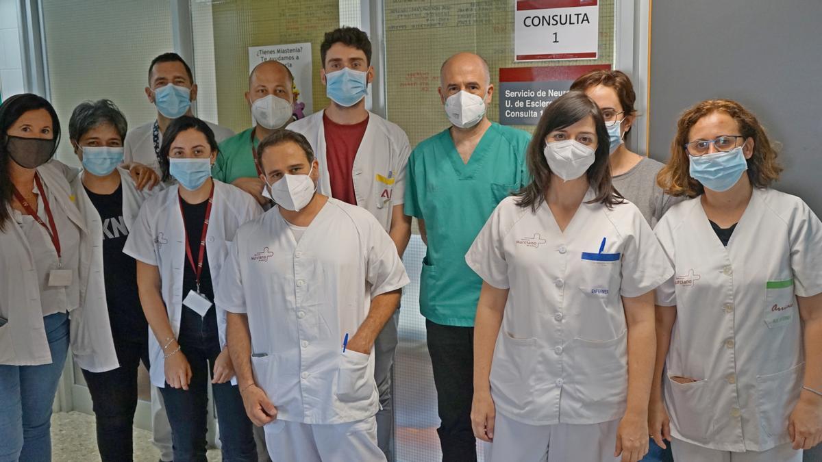 Equipo de la Unidad de Esclerosis Múltiple de la Arrixaca.