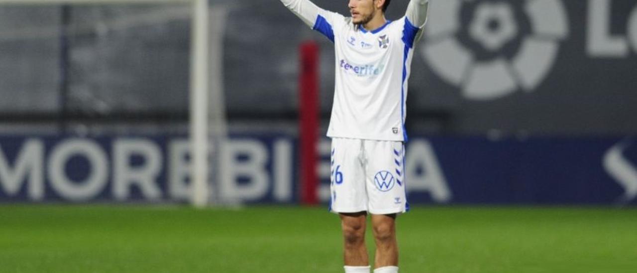 Alexandre Corredera, durante el partido.