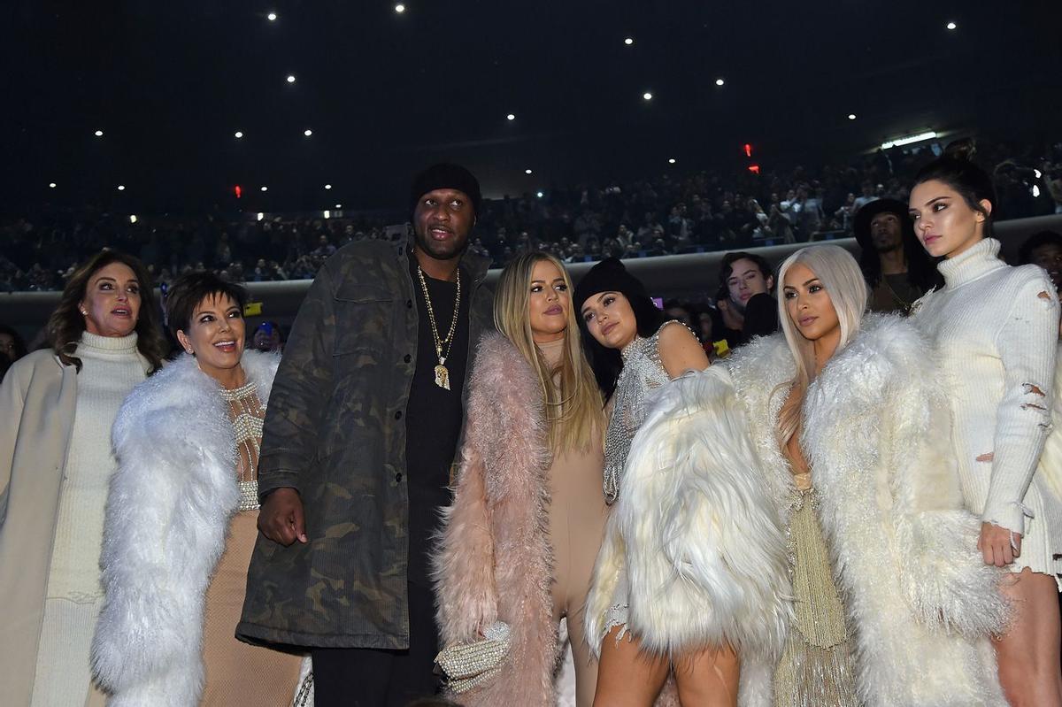 Las Kardashian en el desfile de Kanye West