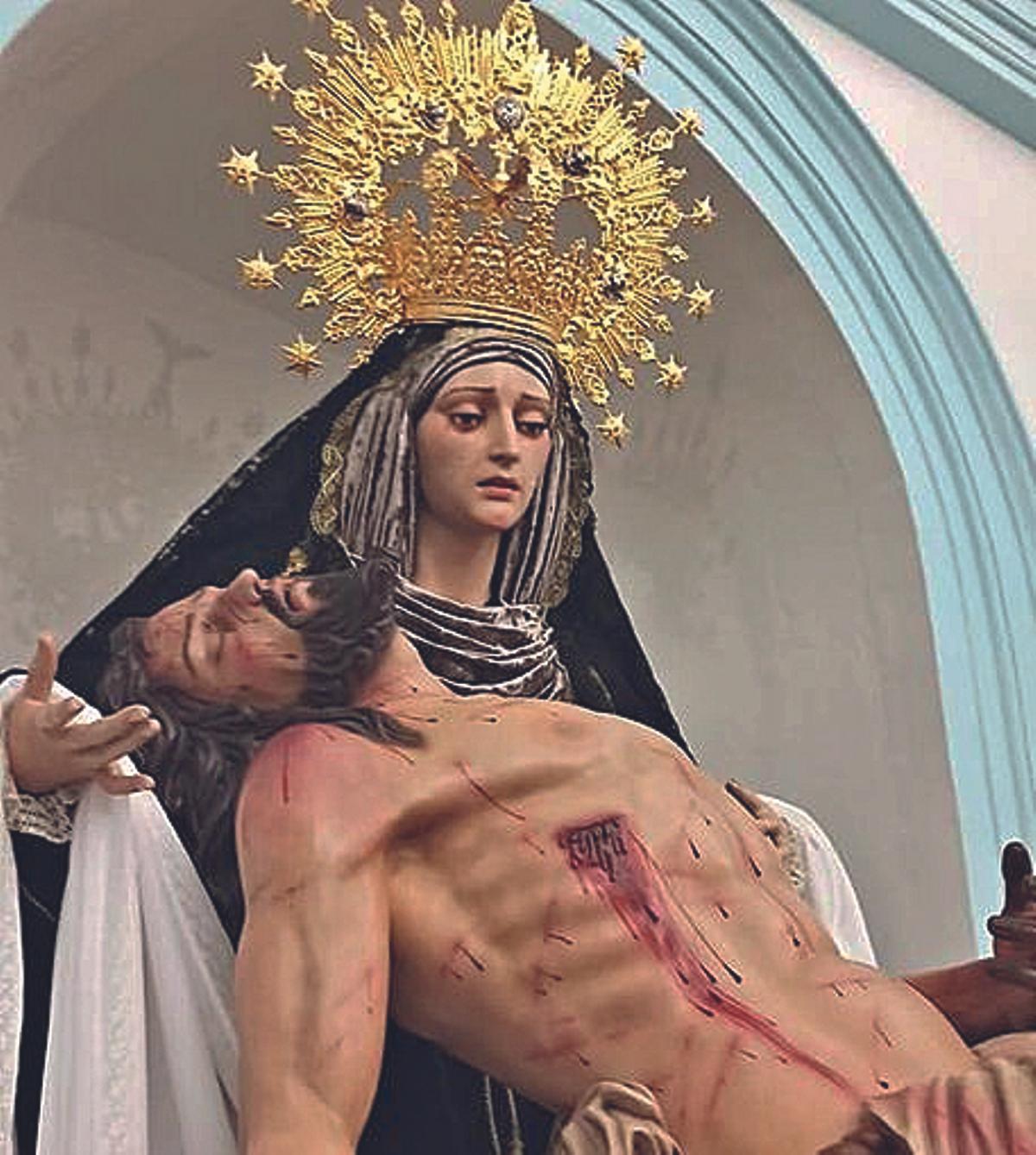 Grupo escultorico de las Angustias, Jueves Santo.