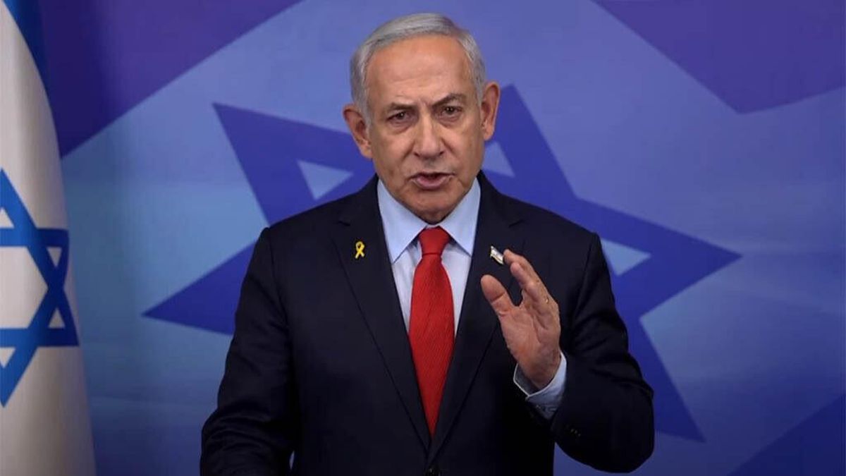 El primer ministro israelí, Benjamin Netanyahu, durante una rueda de prensa.