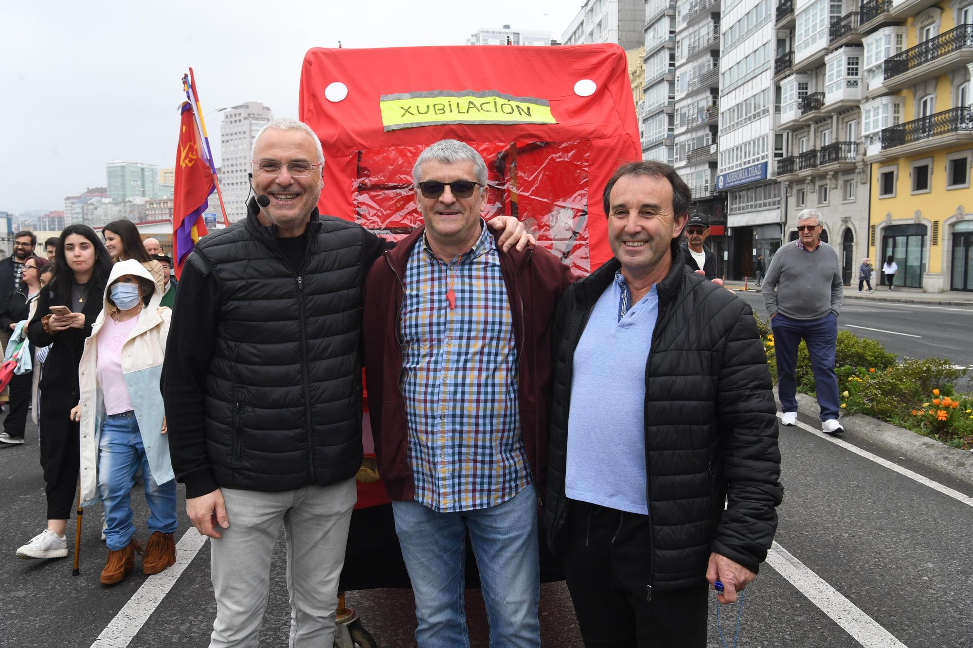 Manifestación por el 1 de mayo en A Coruña