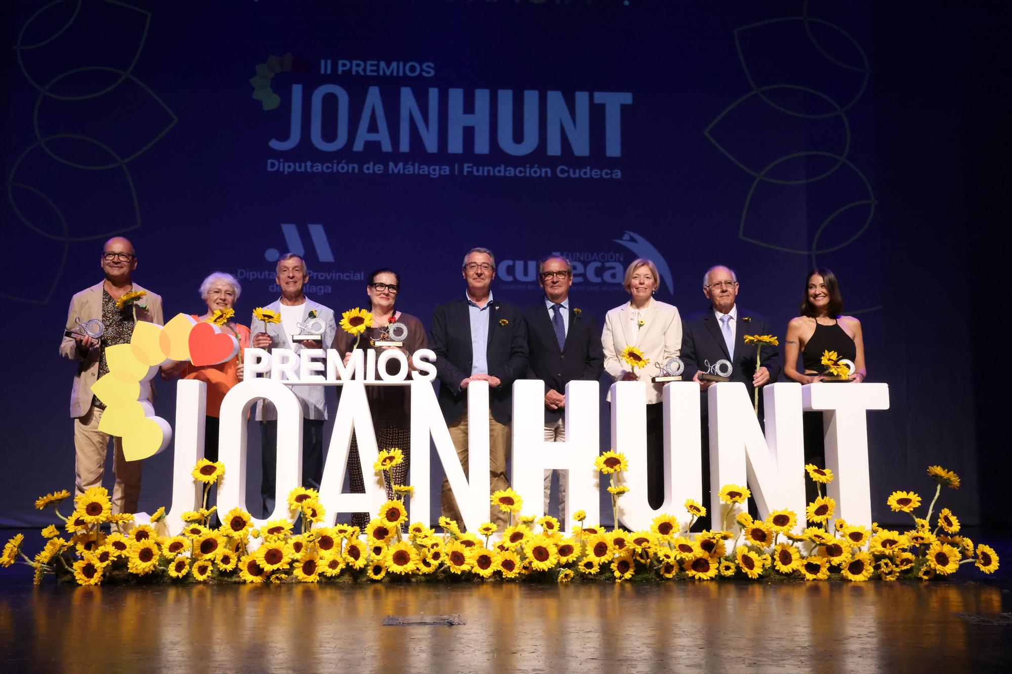 Entregados los Premios Joan Hunt de la Diputación de Málaga y Cudeca 2023