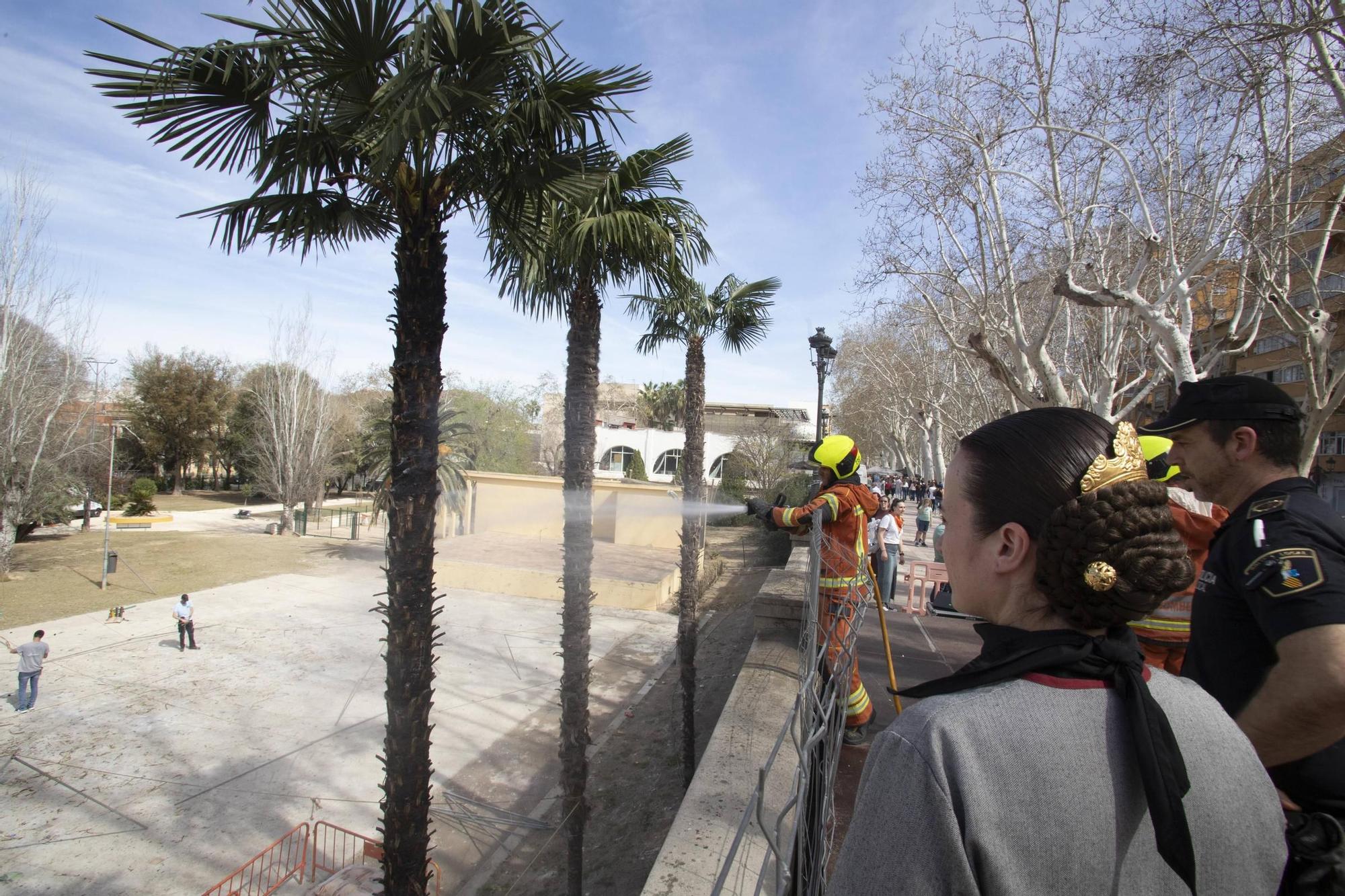 La mascletà de Xàtiva de hoy, 17 de marzo de 2024, en imágenes