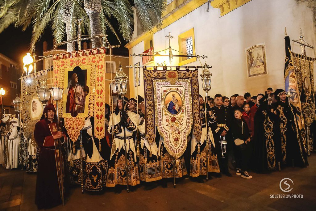 Las imágenes de la Procesión del Silencio en Lorca