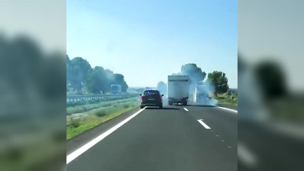 Detenido un conductor drogado que circulaba temerariamente por la A-2 en el Pla d’Urgell.