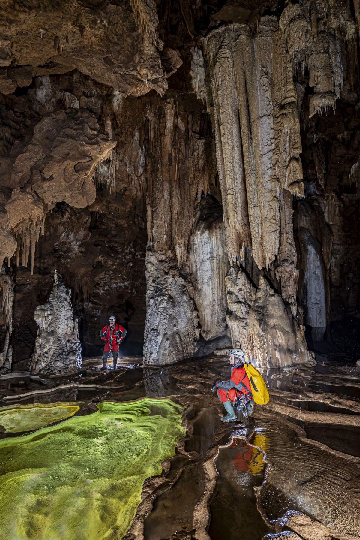 La fotografía del Pozu’l Fresnu ganadora del premio de la Federación Balear de Espeleología. | Juan Montero Martín