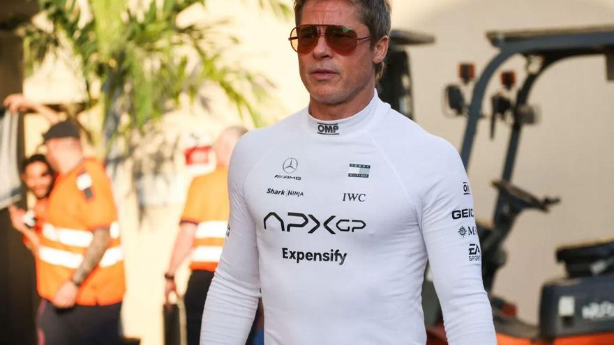 Brad Pitt a bordo de un Fórmula 1 y por qué come en todas sus películas
