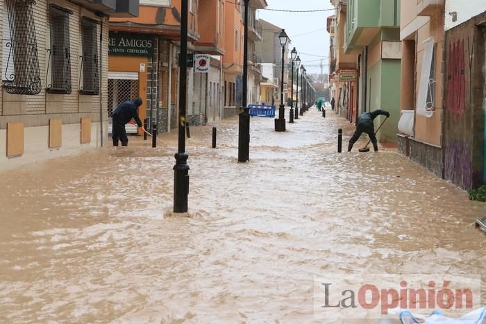 Temporal en Murcia: Los efectos de las lluvias en Los Alcázares y Cartagena