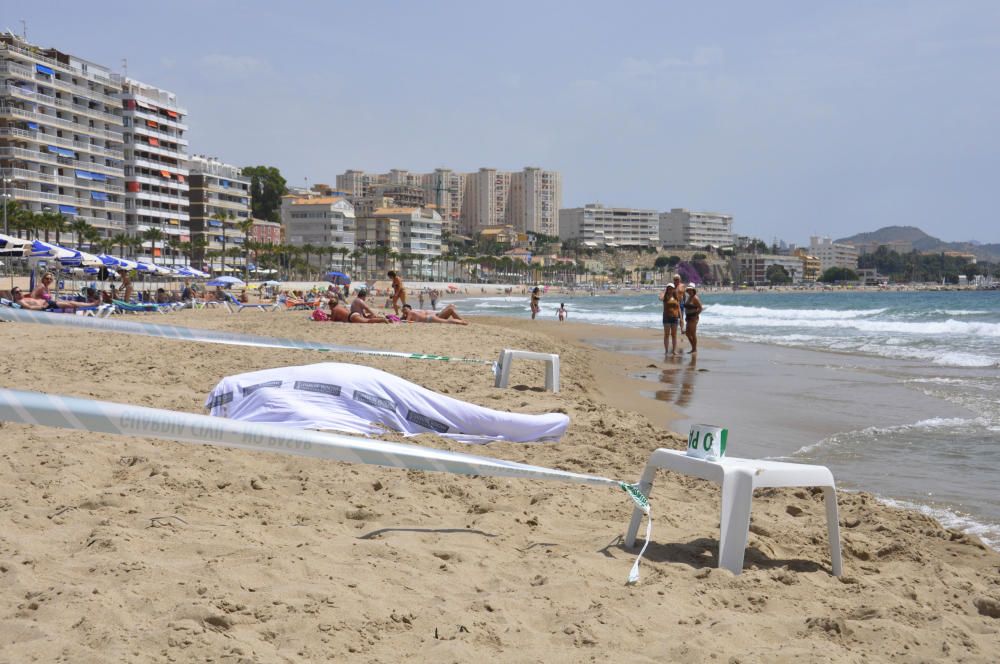 Fallece un hombre en la playa Centro de La Vila