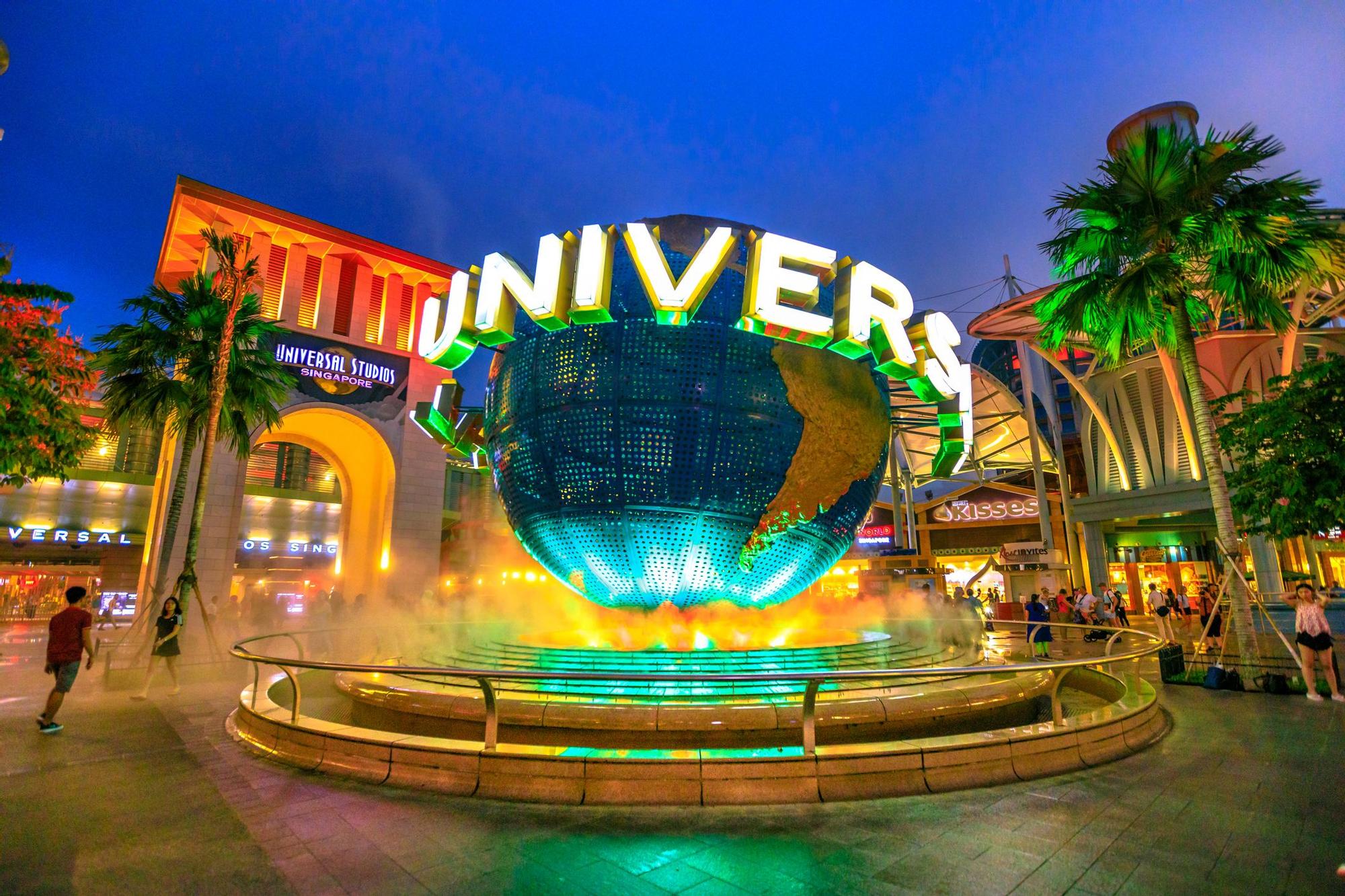 La entrada al Parque de Universal en Orlando