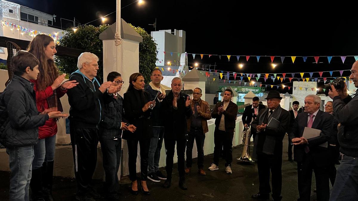 Agaete abre sus primeras fiestas de 2023 con la Subida de Bandera en San Sebastián