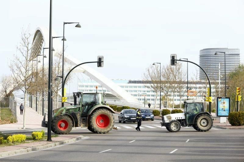 Tractorada en Zaragoza