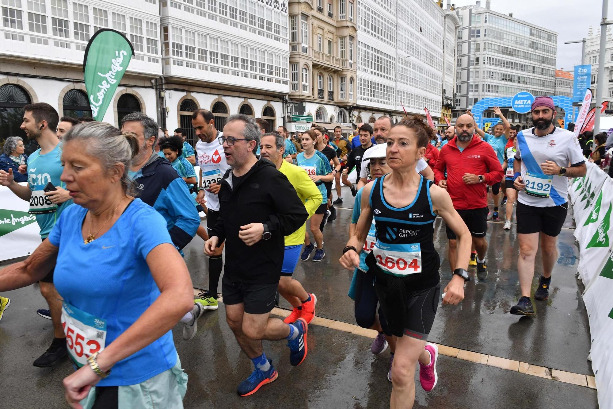 Carrera popular Coruña10: 2.186 corredores cruzaron la línea de meta