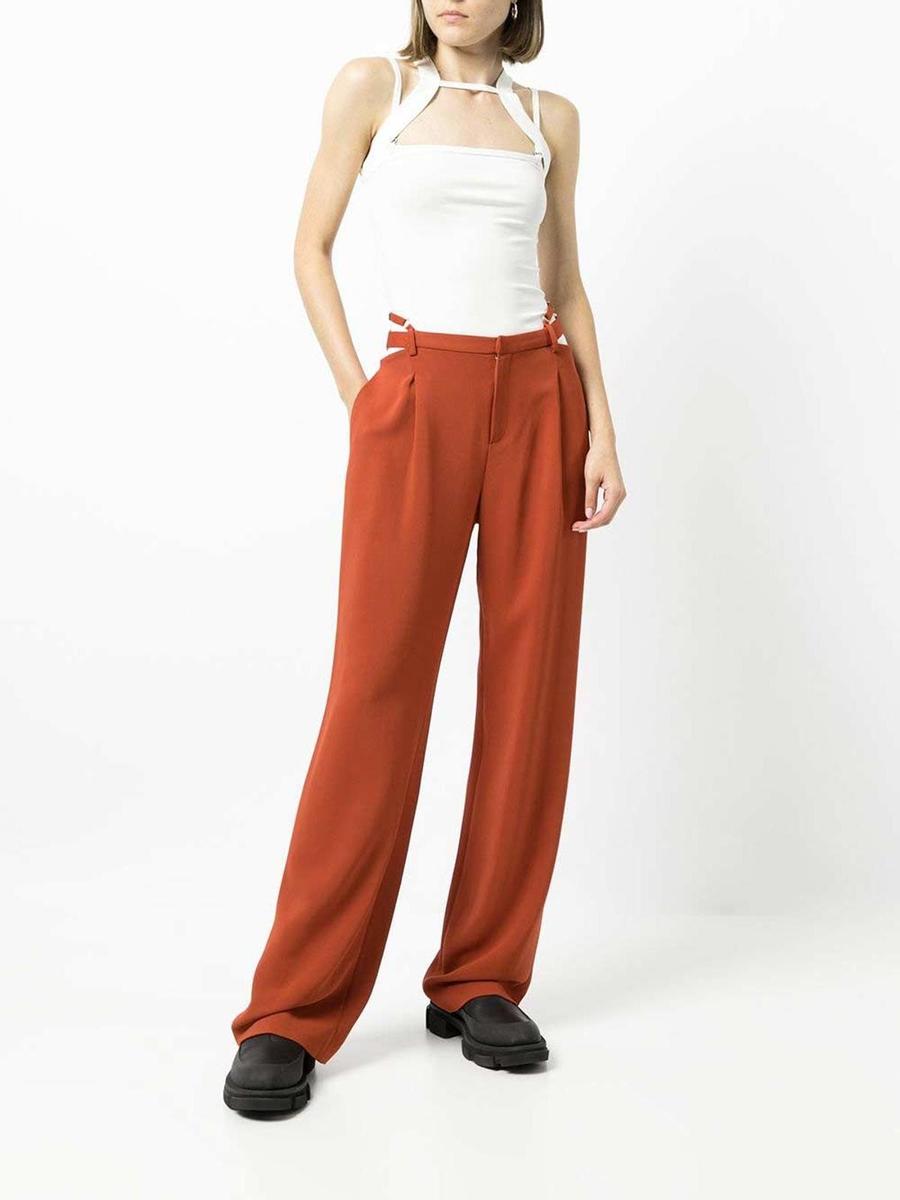 Pantalones anchos con aberturas 'cut outs' de Dion Lee