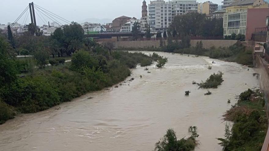 El Serpis, con un caudal de agua mayor al habitual.