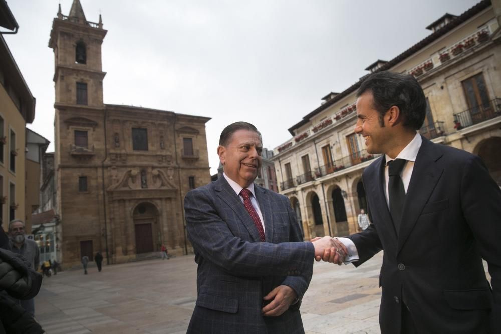 Pleno de elección de Alfredo Canteli