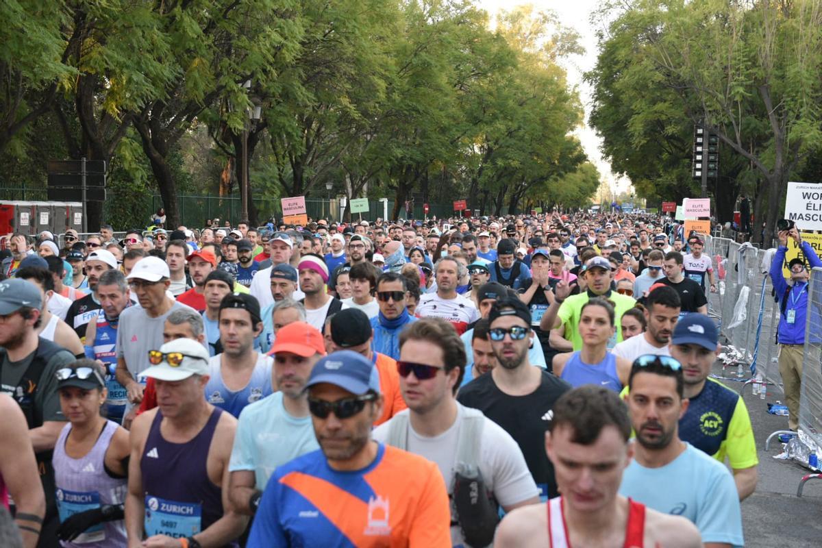 Participantes del Zurich maratón de Sevilla 2026