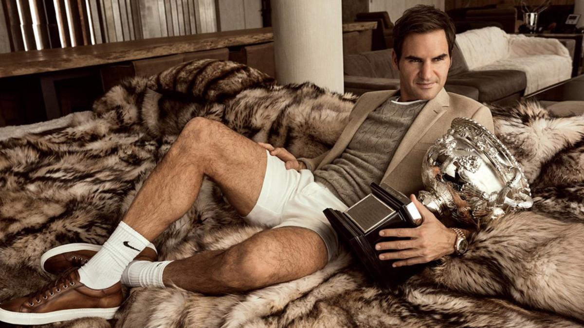 Roger Federer disfrutó haciendo de modelo para 'GQ'