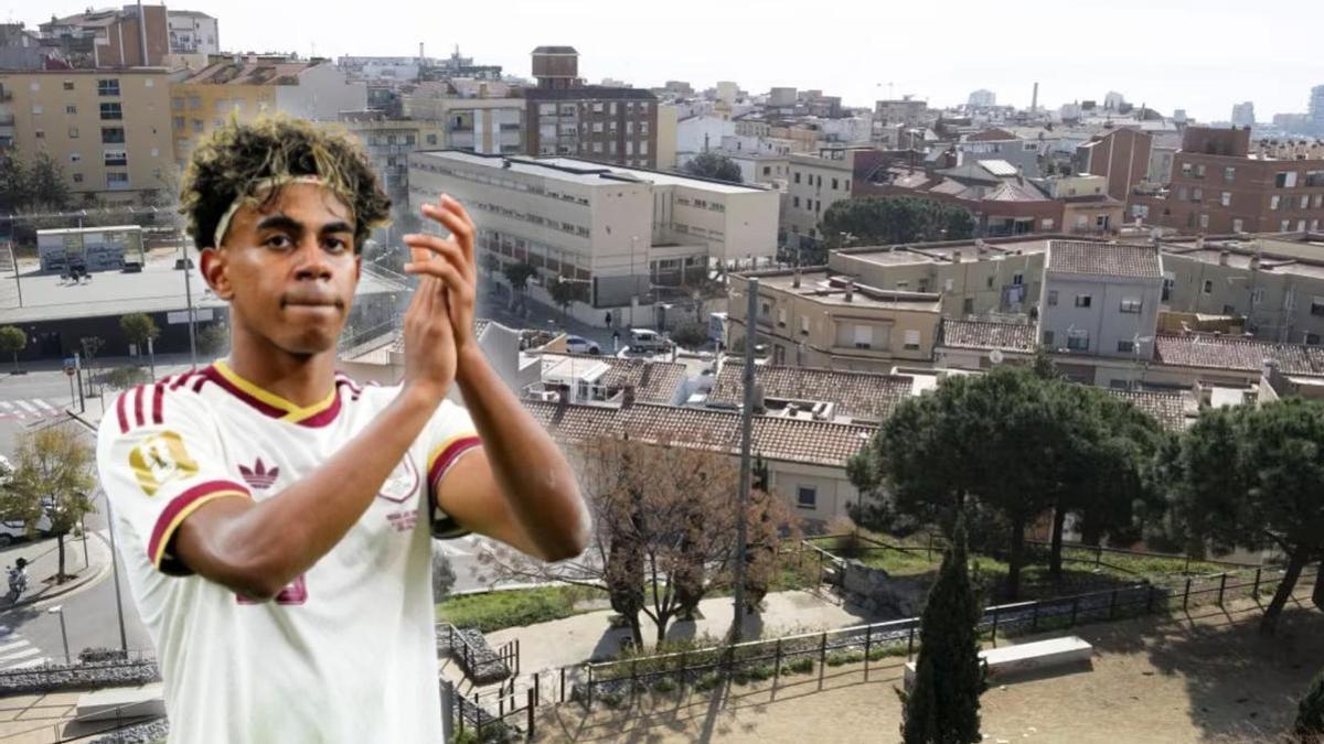 El rincón familiar de Lamine Yamal es un barrio de 11.000 habitantes en Catalunya: "Como te dice tu padre, los pies siempre en el suelo"