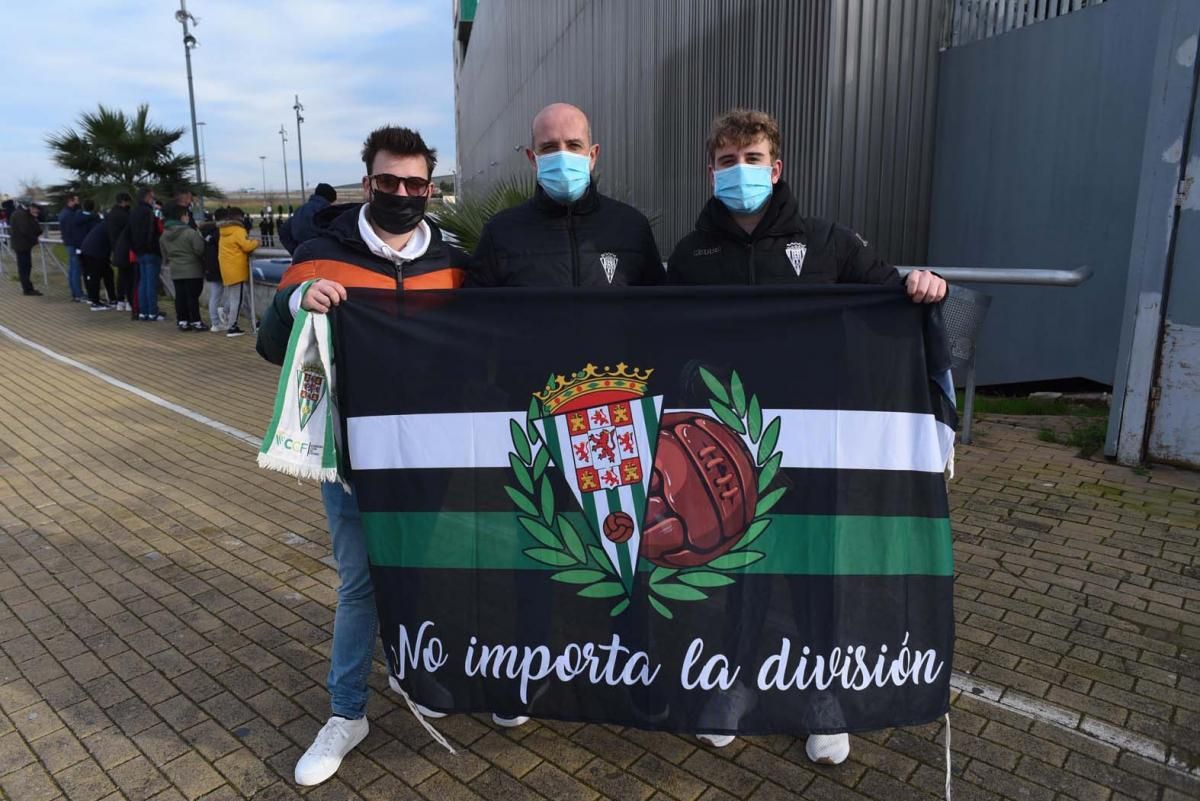 Los aficionados en el partido de Copa del Rey