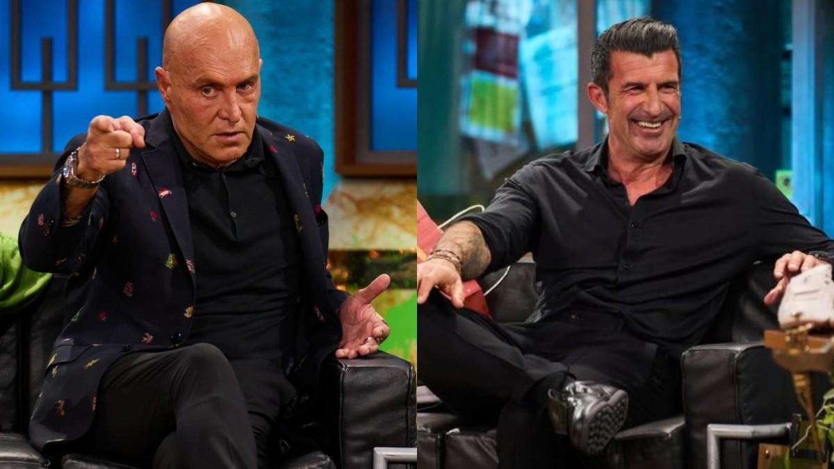 Kiko Matamoros y Luis Figo