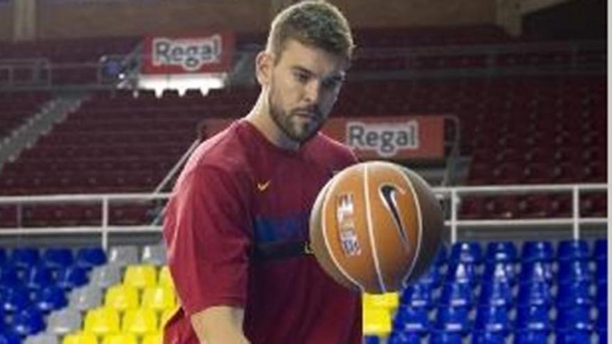 Marc Gasol ya se entrena con el Barça